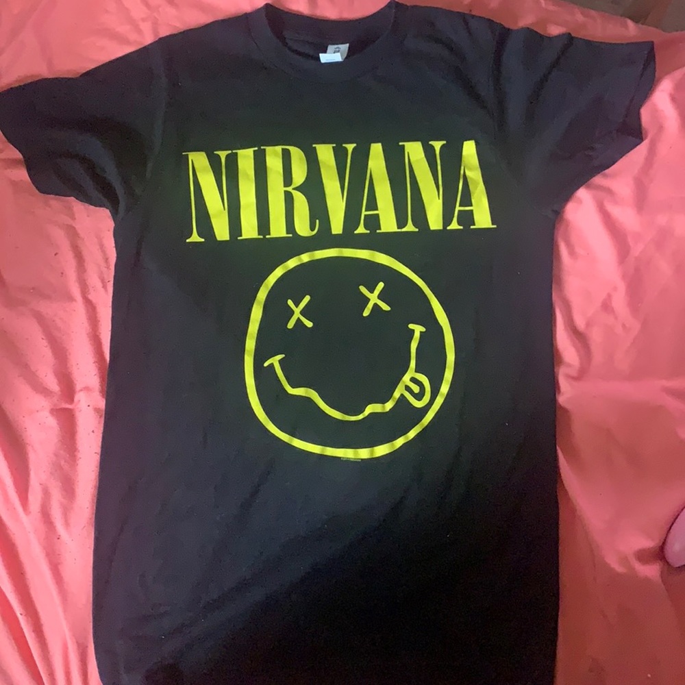 A nirvana shirt from hot topic